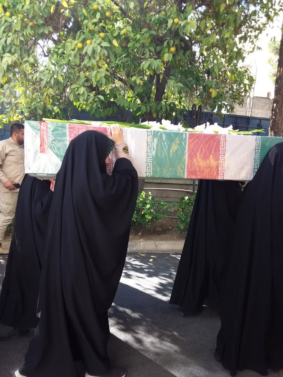 مراسم استقبال از شهید گمنام